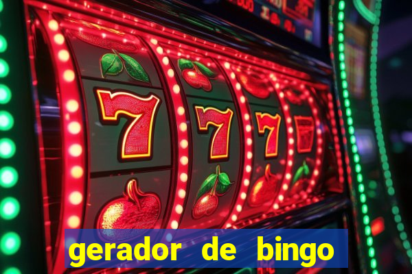 gerador de bingo cha de bebe